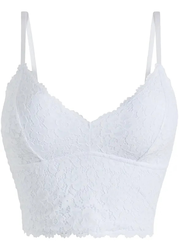 Kanten top, bonprix
