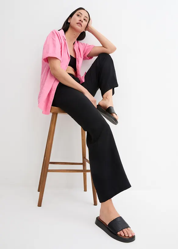 Marlene broek met elastische tailleband van viscosemix, bonprix