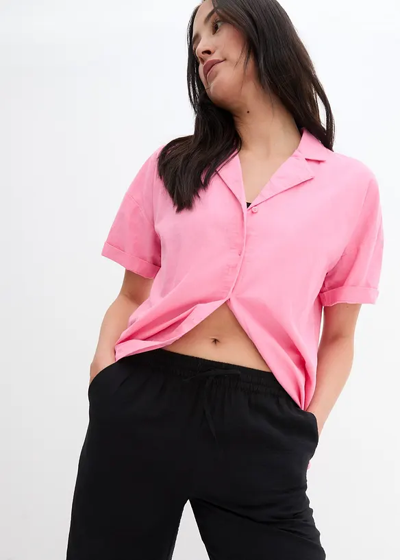 Marlene broek met elastische tailleband van viscosemix, bonprix