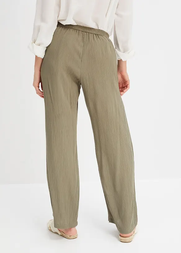Palazzo broek van viscose, bonprix
