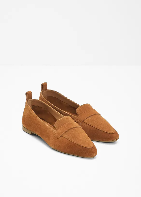 Leren loafers, bonprix