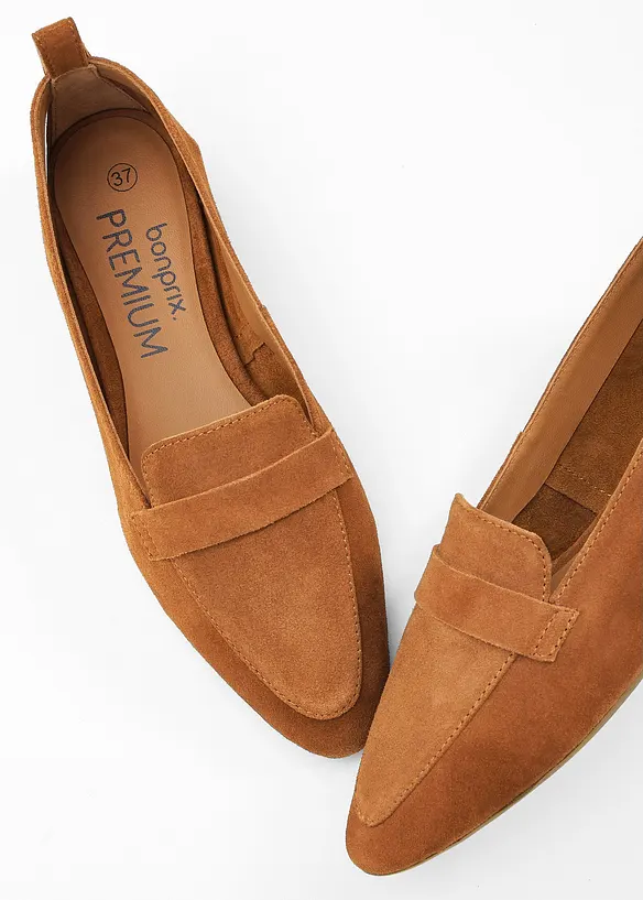 Leren loafers, bonprix