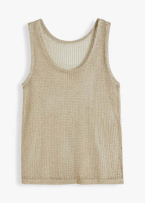 Gebreide top in een zachte viscosemix, bonprix