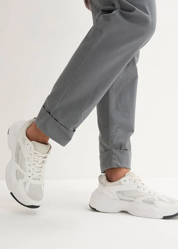 Chino broek van katoen, enkellang, bonprix