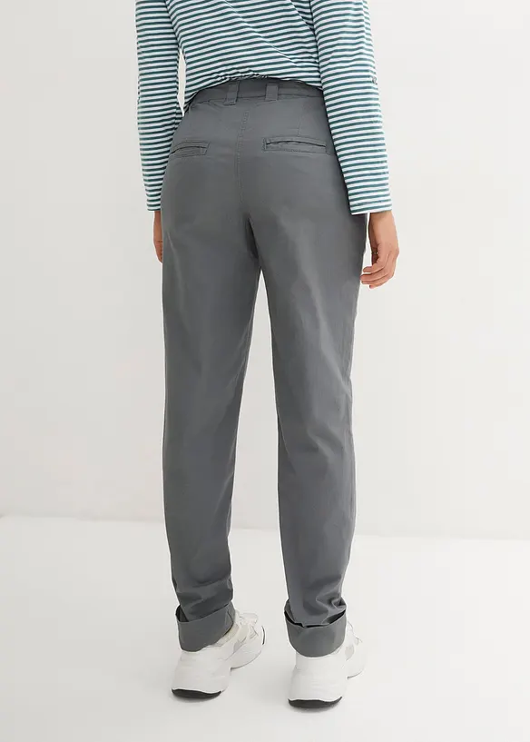 Chino broek van katoen, enkellang, bonprix