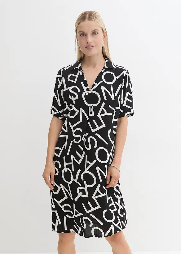 Jurk van soepele viscose, bonprix