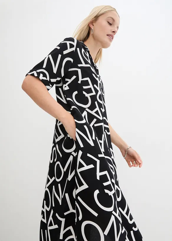 Jurk van soepele viscose, bonprix