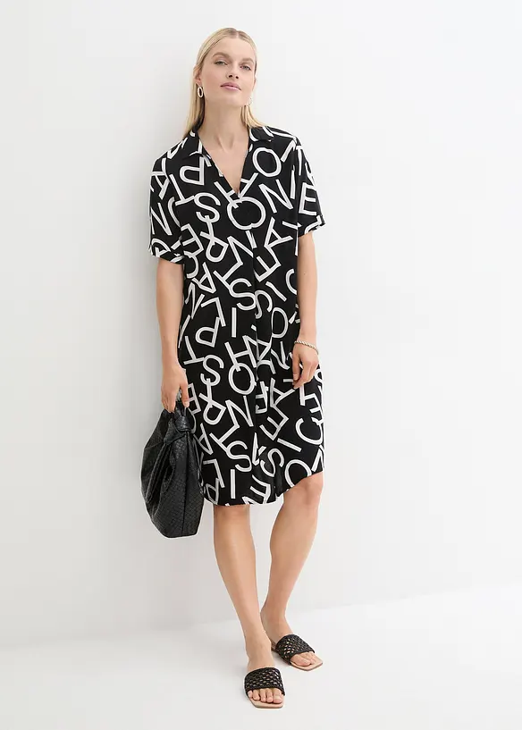 Jurk van soepele viscose, bonprix