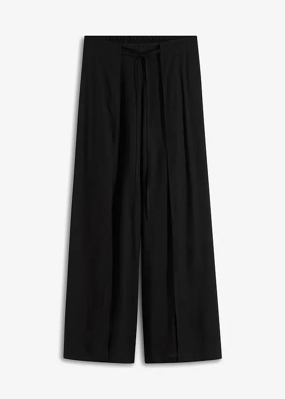 Viscose broek met splitten, bonprix