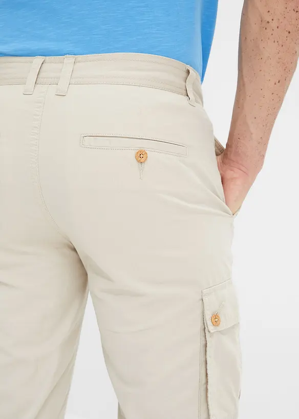 Cargo bermuda van katoen, regular fit, bonprix
