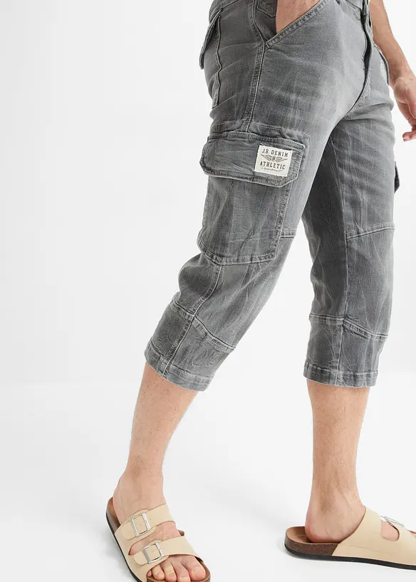 3/4 jeans met cargozakken, loose fit, bonprix