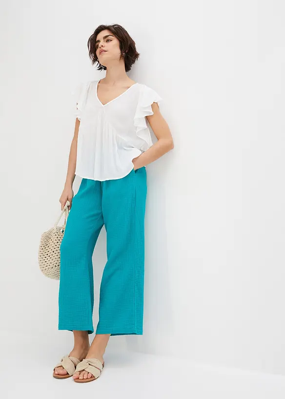 Mousseline culotte van katoen, bonprix