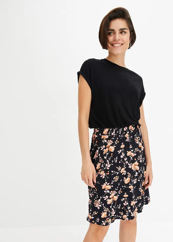 Jersey jurk van een viscosemix, bonprix