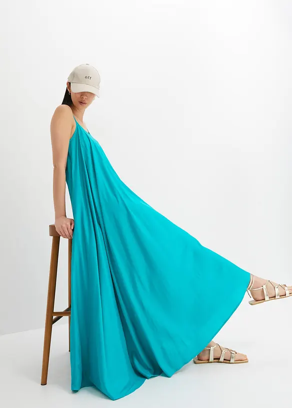 Wijde maxi jurk, bonprix