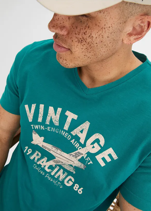 T-shirt van vlamgaren, bonprix