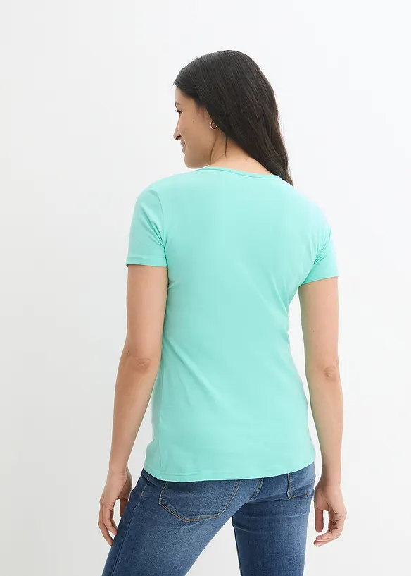 2-in-1 zwangerschapsshirt / voedingsshirt (set van 2), bonprix