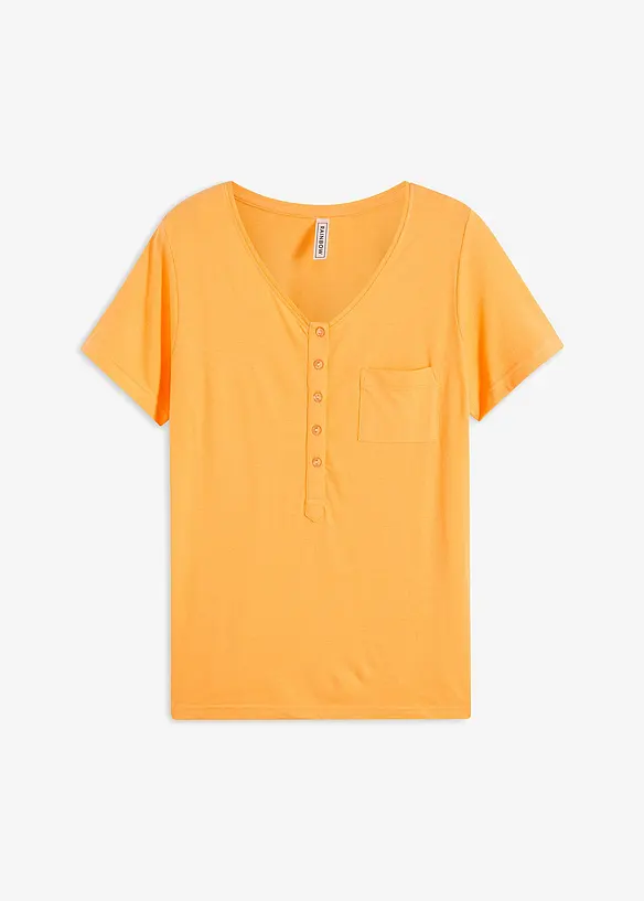 T-shirt van katoen-viscosemix, bonprix