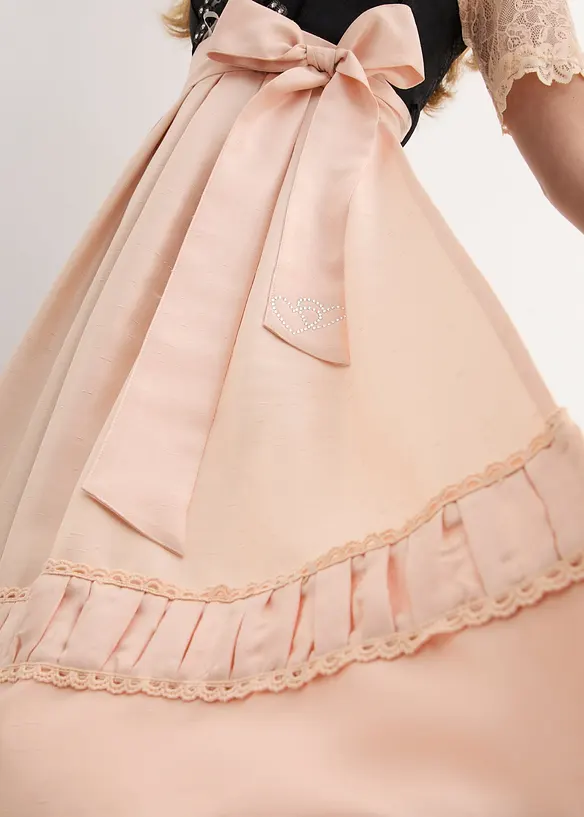 Dirndl schort in suède look, bonprix