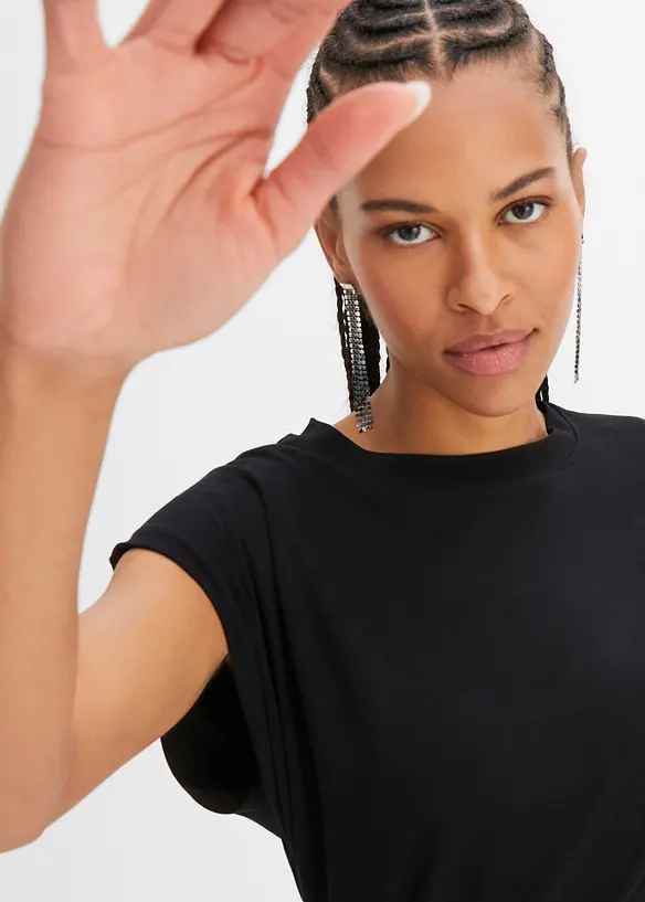 T-shirt in een zachte viscosemix, bonprix