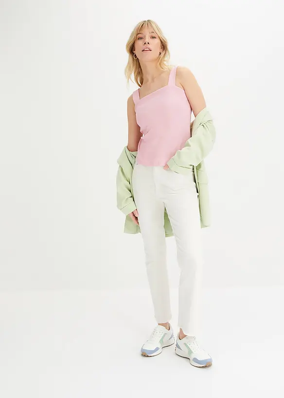 Geribde top (set van 2), bonprix