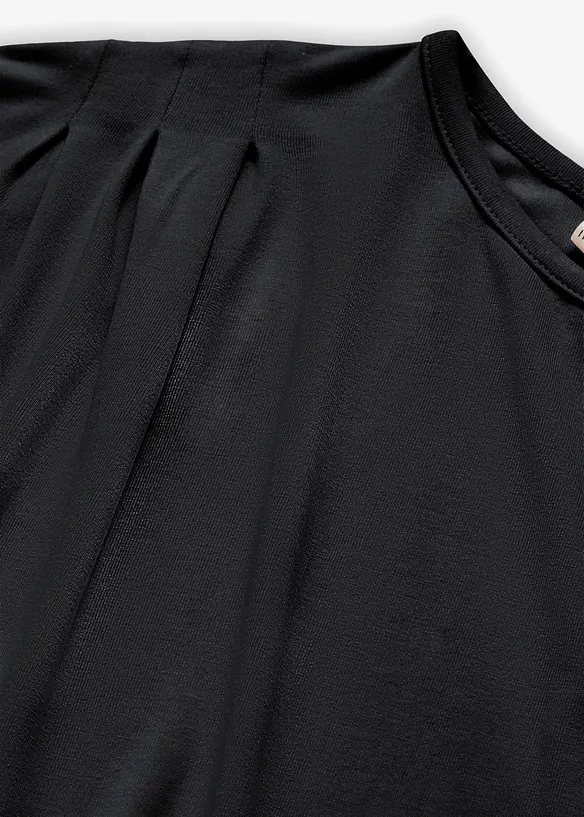 T-shirt met plooitjes, bonprix