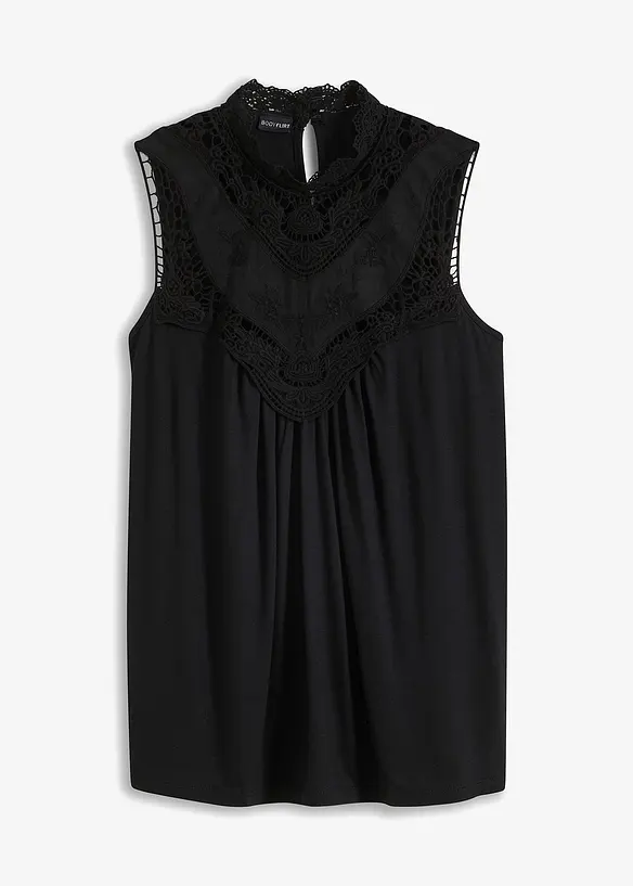 Kanten top, bonprix