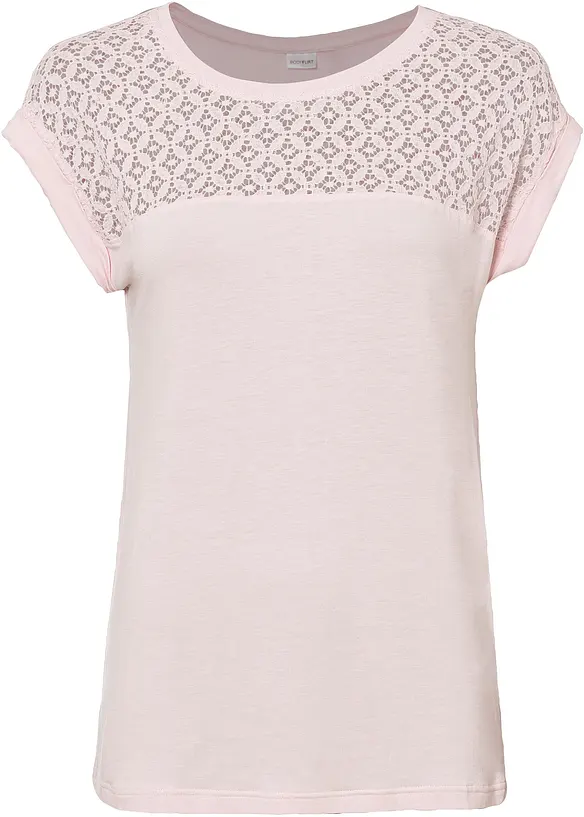 Shirt met kant, bonprix