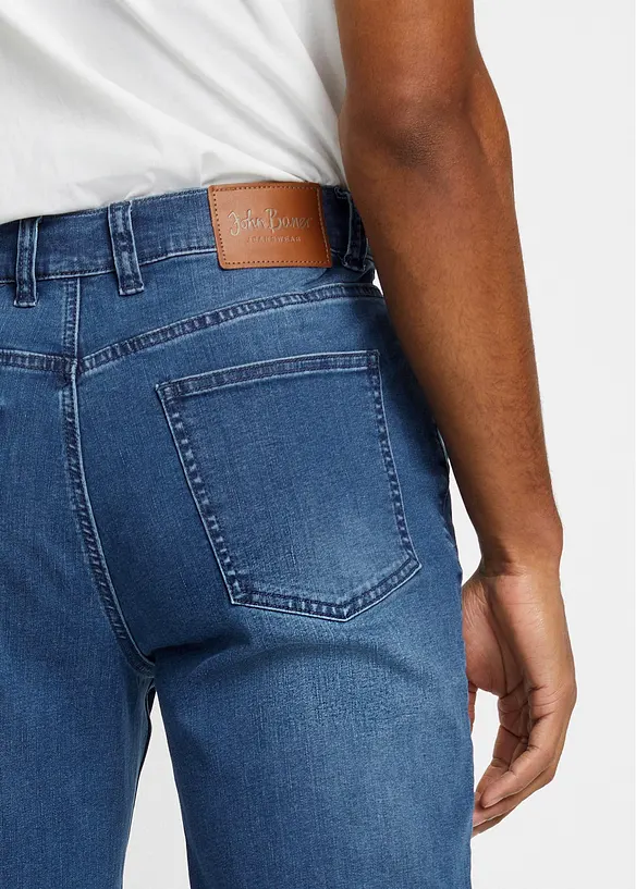 Classic fit power stretch jeans met T-400 en comfort fit, tapered, bonprix
