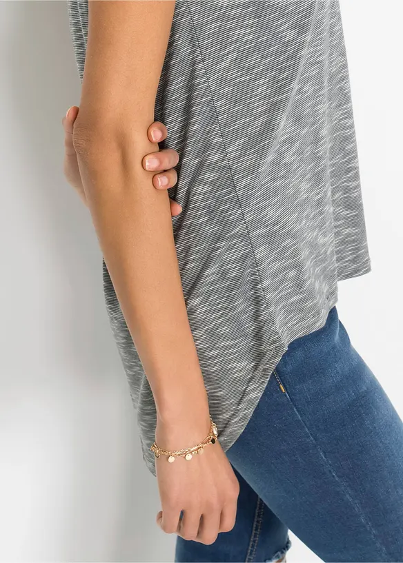 Longshirt van viscosemix, bonprix