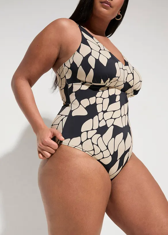 Licht corrigerend badpak met een V-hals, bonprix