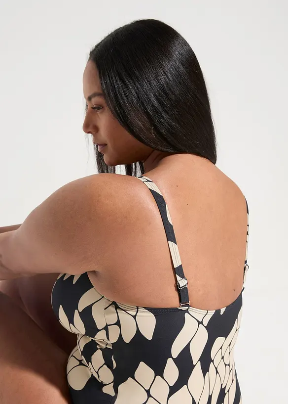 Licht corrigerend badpak met een V-hals, bonprix