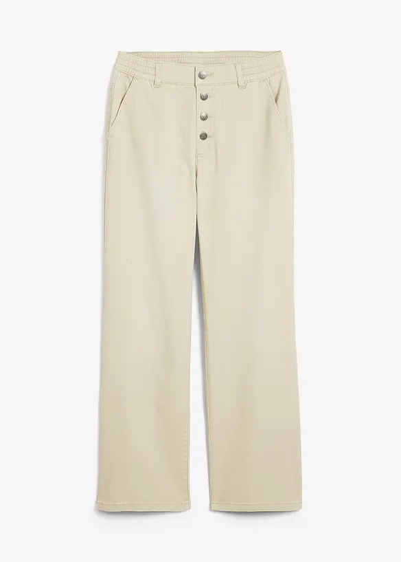 High waist mom jeans, cropped, bonprix