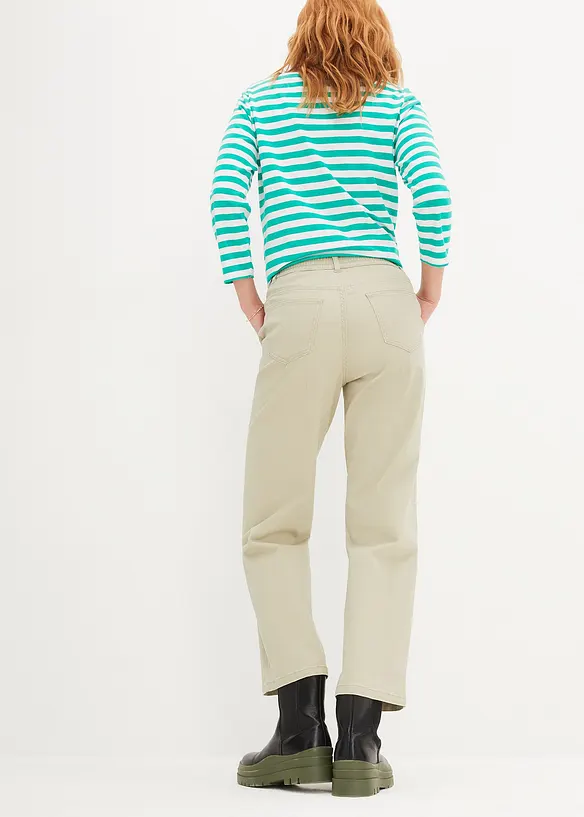 High waist mom jeans, cropped, bonprix