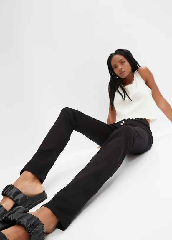 Stretch twill broek, bonprix