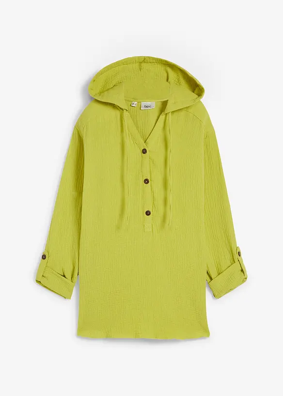 Mousseline blouse van katoen, bonprix