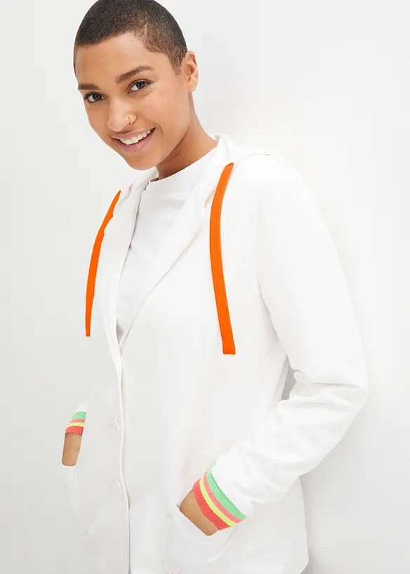Sweat blazer in een viscosemix, bonprix