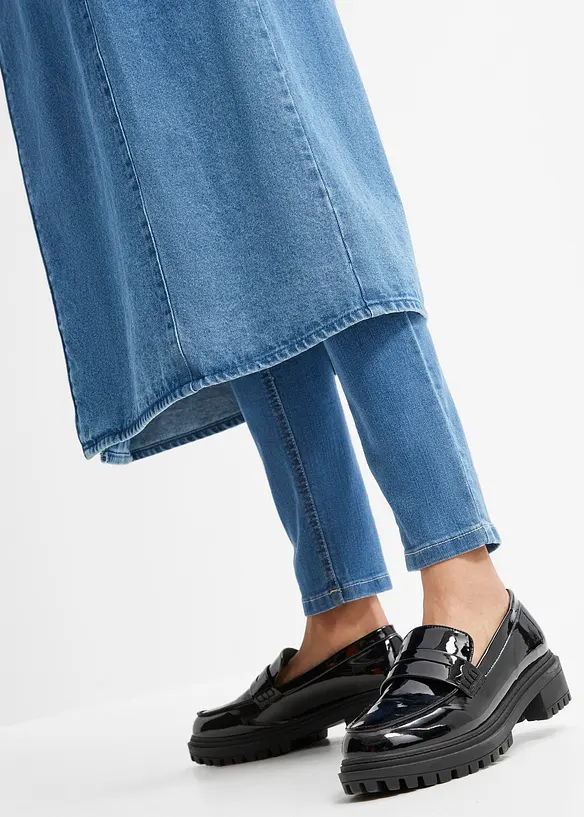 Skinny jegging mid waist met comfortband, bonprix