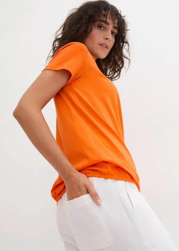 Katoenen shirt, korte mouw, bonprix