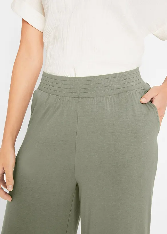 7/8 jersey broek van een soepele viscose-mix, bonprix
