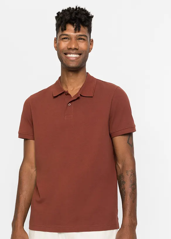 Piqué poloshirt van biologisch katoen, bonprix