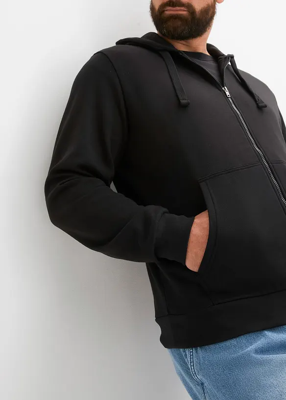 Hoodie met ritssluiting, bonprix