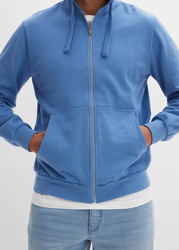 Hoodie met ritssluiting, bonprix