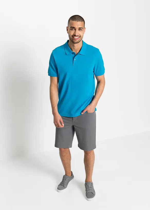 Piqu&eacute; poloshirt van biologisch katoen, bonprix