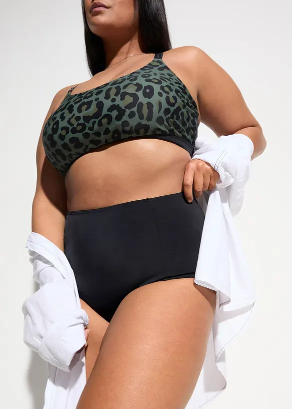 High waist bikinibroekje met normale beenuitsparing, bonprix