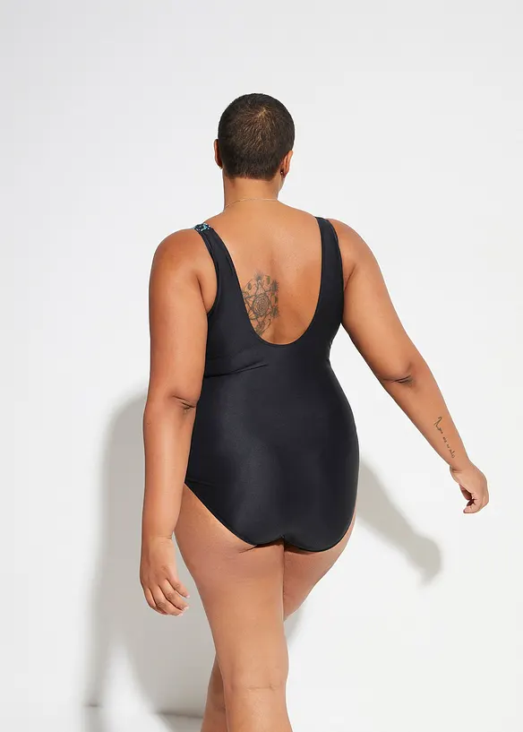 Corrigerend badpak met virekante hals, medium corrigerend, bonprix