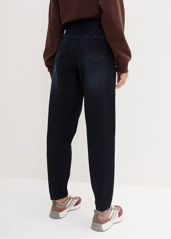 Barrel jeans met comfortband en high waist, bonprix