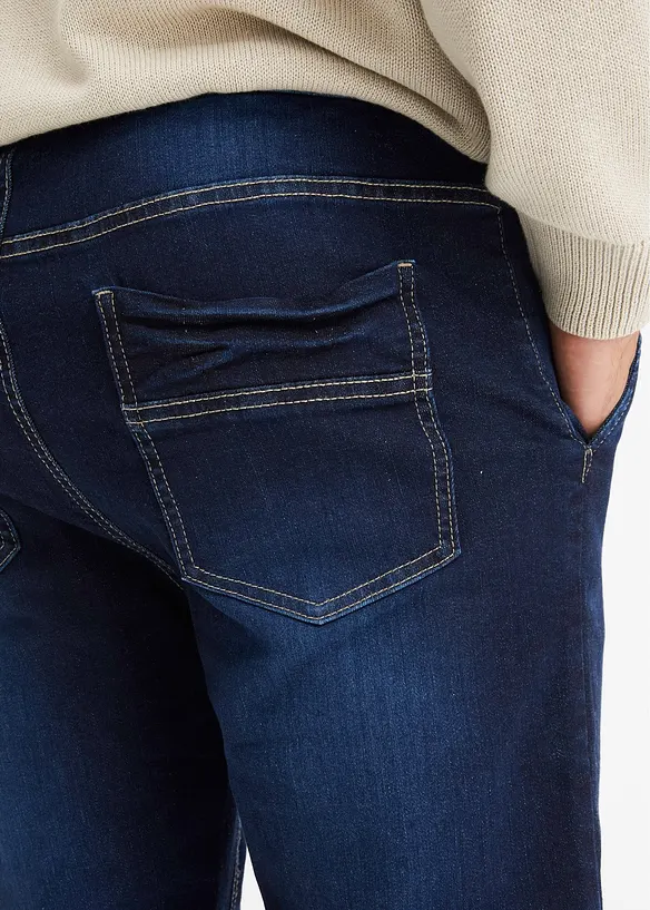 Regular fit stretch instapjeans, tapered, bonprix