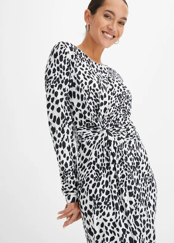 Jurk met knoopdetail, bonprix