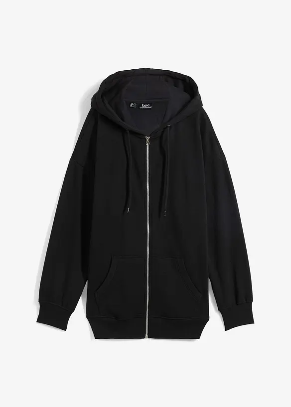 Oversized sweatvest met capuchon, bonprix