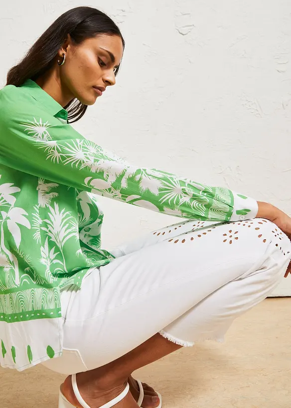 Blouse van soepele viscose, bonprix